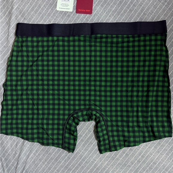 NWT Tommy John Men's Black and Green Boxer Briefs - Picture 3 of 10
